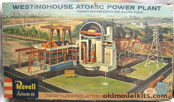 Revell 1/192 Westinghouse Atomic Power Plant with Full Interior, H1550-695 plastic model kit